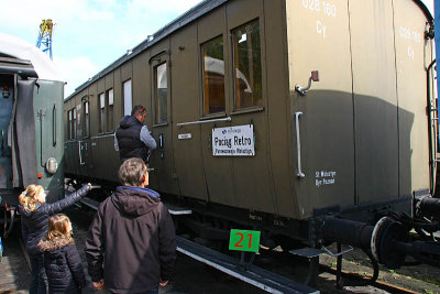 Retro train in Wolsztyn