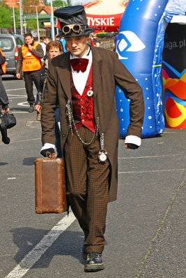 Train's passenger from an epoque