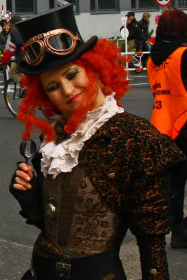 Train's passenger from an epoque