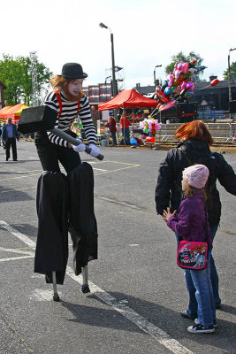 Man on Stilts