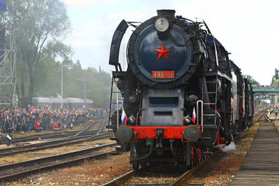 Locomotive Ol49-59 as a first and Locomotive Skoda 498 104 as a four (last)