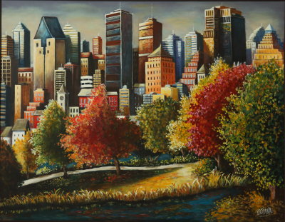 Paysages urbains peintures