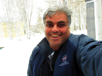 L'artiste, hiver, autoportrait  Antonio DE MORAIS  2014.jpg