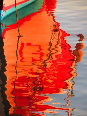 Reflets sur l'eau