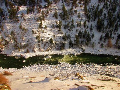 Petite rivire Colorado, hiver, vert  Antonio DE MORAIS  2014.jpg