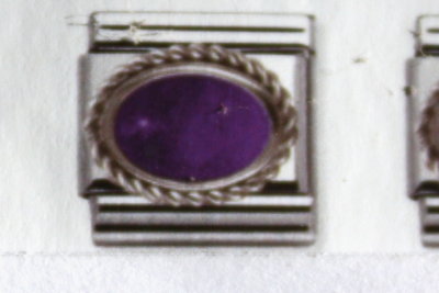 Amethyst oval natural semiprecious stone with sterling silver - NM030510 02.JPG