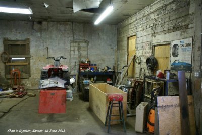 Shop of Interest in Gypsum, Kansas