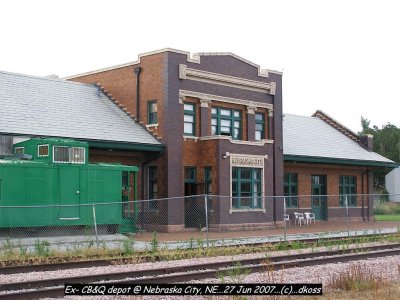 Ex-CBQ depot  Nebraska City NE 003.jpg