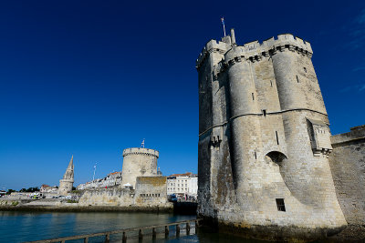 Tour de la Lanterne, Tour de la Chaîne and Tour Saint-Nicolas, La Rochelle