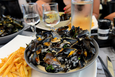 Moules au roquefort, Saint-Martin-de-R, le de R