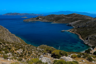 Kalymnos, Pserimos and Kos islands behind