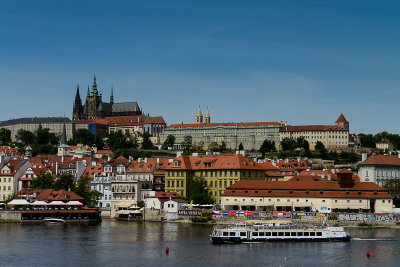 View from Old Town towards Mal Strana and Prague Castle