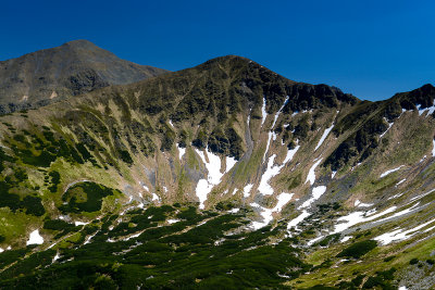 Lopata 1958m, Jarzabczy Wierch 2137m behind, West Tatra