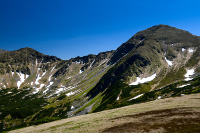 From left Lopata 1958m, Wolowiec 2064m, West Tatra