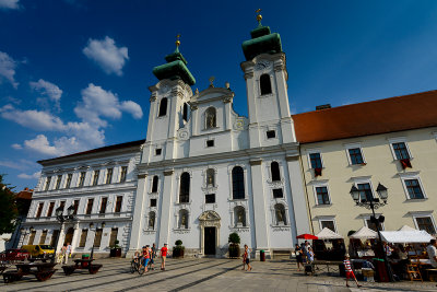 Széchenyi tér, Old Town in Gyor