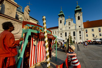 Szchenyi tr, Old Town in Gyor