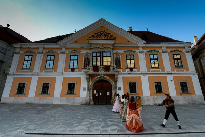 Szchenyi tr, Old Town in Gyor