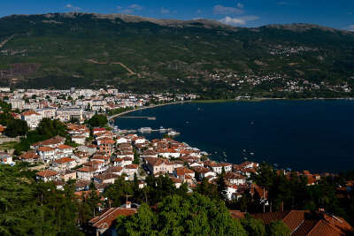 View of Old Town from The Castle, Ohrid