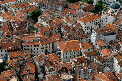 Old Town from above, Kotor