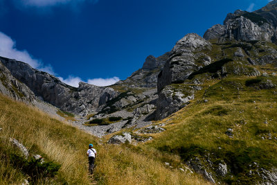 Western hiking trail to Ilin Do pass 2230m, Durmitor NP