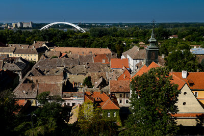 Petrovaradin from the fortress