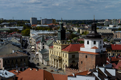 Krakw Gate and Krakowskie Przedmiescie Street, Old Town, Lublin