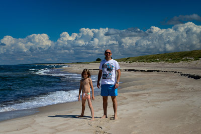 Alex and I on The Beach, Curonian Spit
