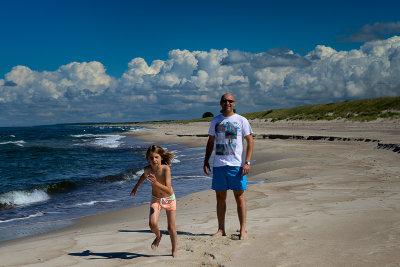 Alex and I on The Beach, Curonian Spit