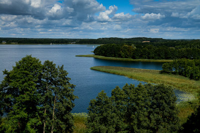 Lake Wigry from Former Camaldolese monastery in Wigry