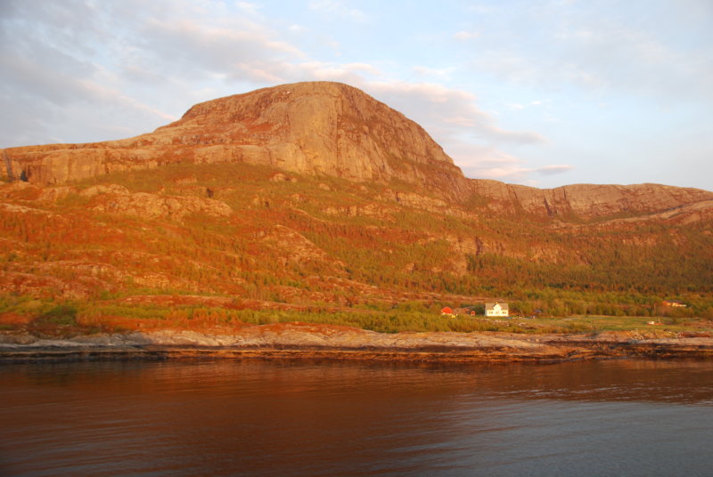 Evening view from the Kong Harald