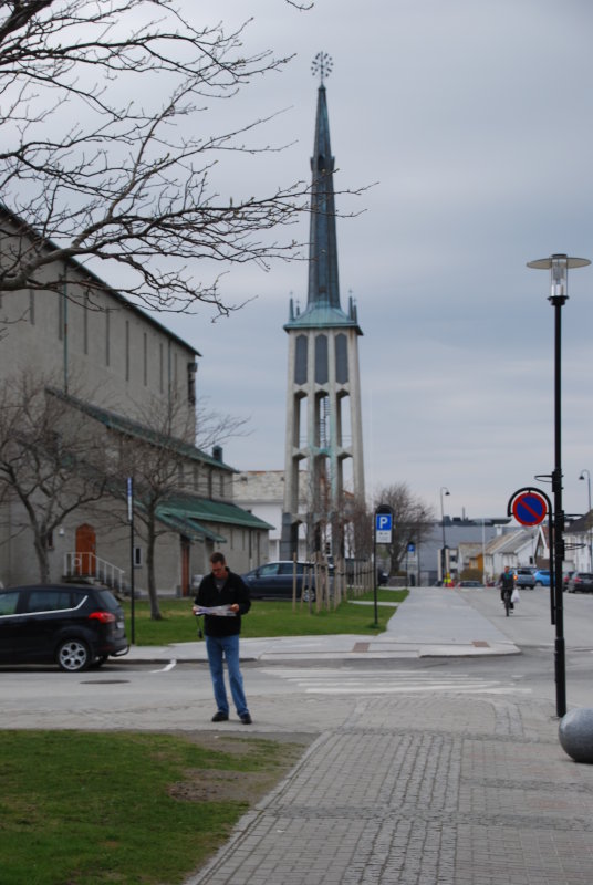 The town of Bodo, which is fairly far north and so Spring has not arrived in late May