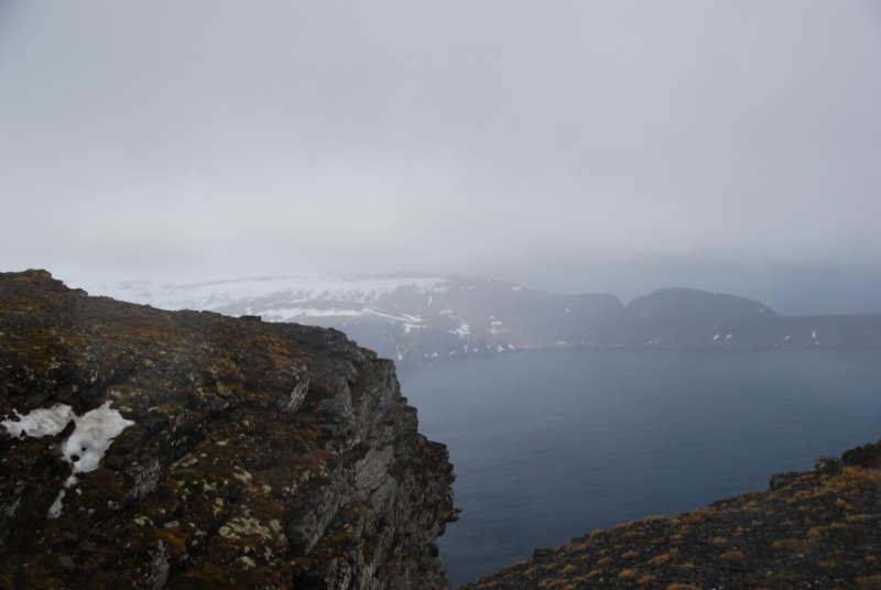 Looking west from Nordkapp