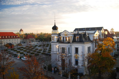 Early morning view from my hotel in Weimar