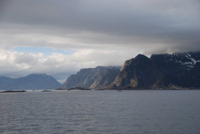 Evening view from the Kong Harald