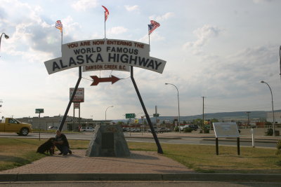 Sasha and I Are Now Entering the World Famous Alaska Highway (IMG_9966.JPG)