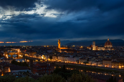 Florence Evening Twilight
