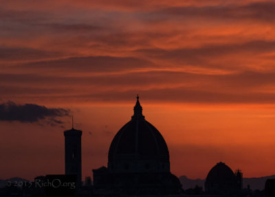 Duomo Silhouette Sunset