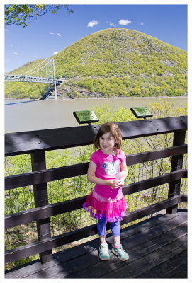 View of the Bear Mountain Bridge and Anthony's Nose