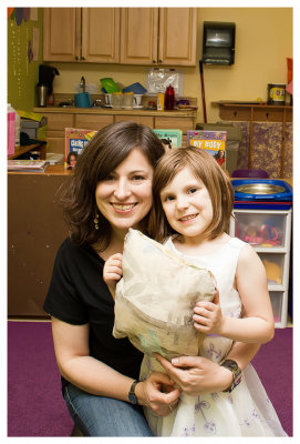 Norah and the pillow she made me