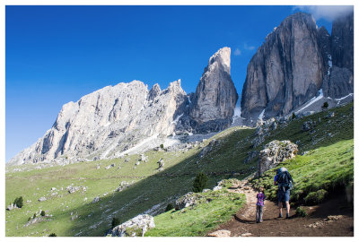 Nice traverse under Sassopiatto