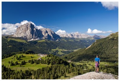 Beautiful views and hike across Alpe di Cisles