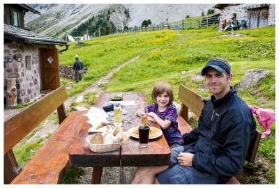 Lunch at Malga Brogles