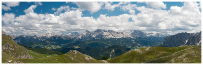 View from Forcella di Putia (2357m)