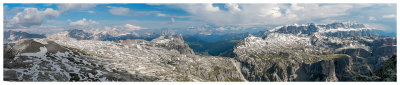 Panoramic views from Col de Puez