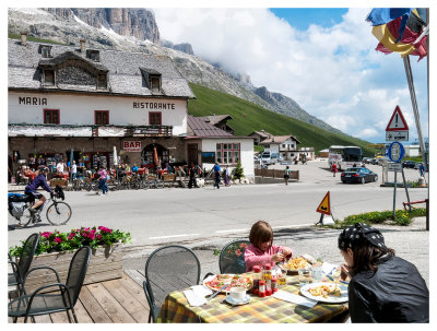 Lunch at Passo Pordoi