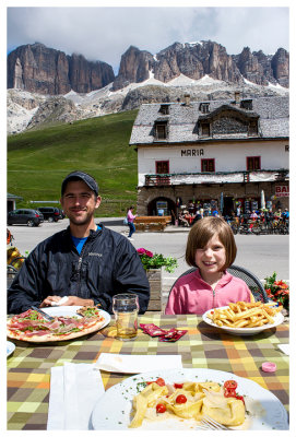 Lunch at Passo Pordoi