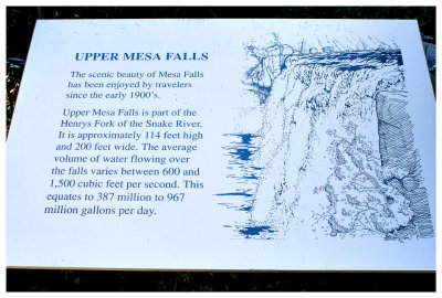 Mesa Falls Info