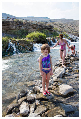 Norah at the Boiling River