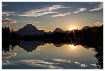 Oxbow Bend sunset