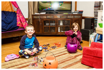 Assessing the candy from trick or treating